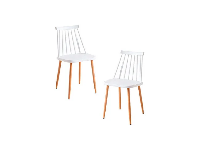 Packs Sillas Comedor - Pack 2 Sillas Bik - Blanco