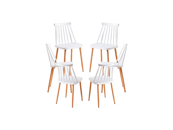 Packs Sillas Comedor - Pack 6 Sillas Bik - Blanco