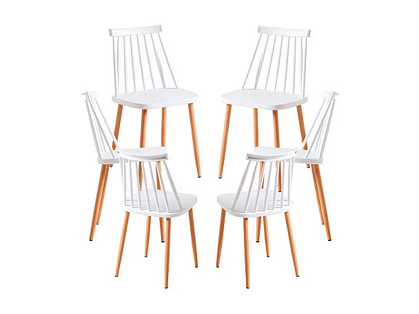 Packs Sillas Comedor - Pack 6 Sillas Bik - Blanco