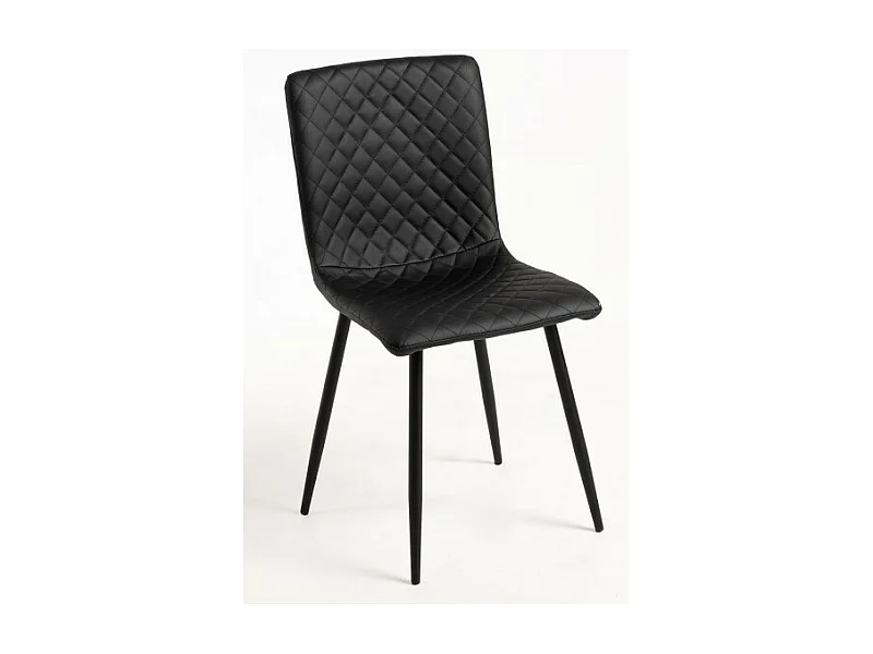 Sillas Comedor - Silla Rom Polipiel - Negro