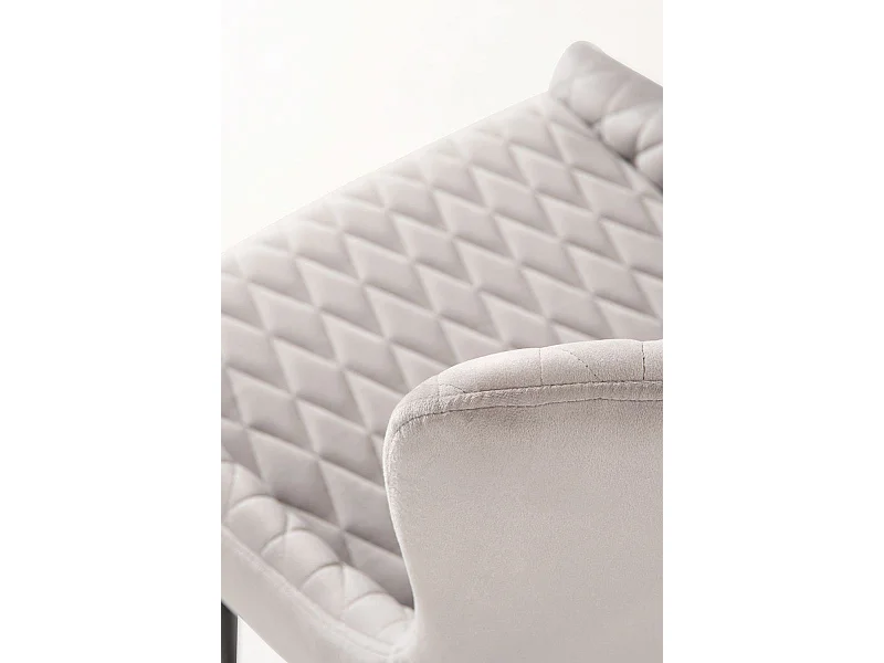 Sillas Comedor - Silla Sanda Terciopelo - Gris