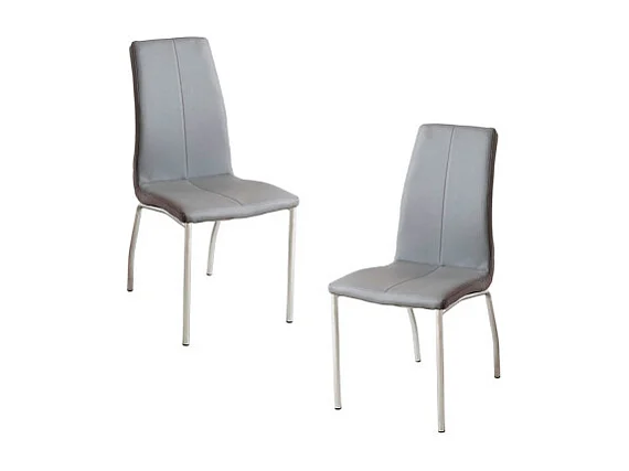 Packs Sillas Comedor - Pack 2 Sillas Humi Polipiel - Gris