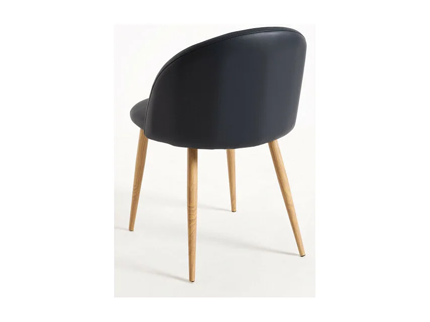 Sillas Comedor - Silla Vint Polipiel - Negro