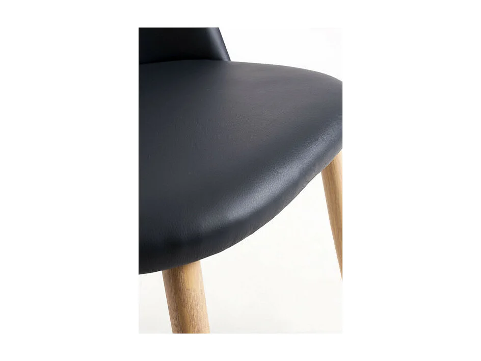 Sillas Comedor - Silla Vint Polipiel - Negro