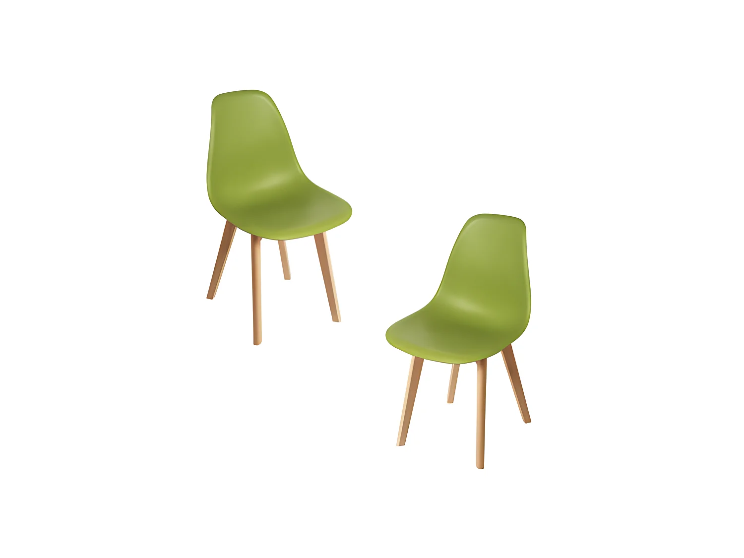Packs Sillas Comedor - Pack 2 Sillas Kelen - Verde