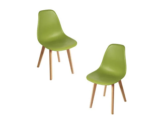 Packs Sillas Comedor - Pack 2 Sillas Kelen - Verde