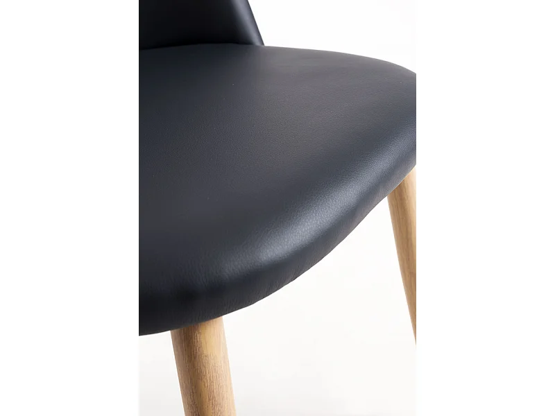 Packs Sillas Comedor - Pack 6 Sillas Vint Polipiel - Negro