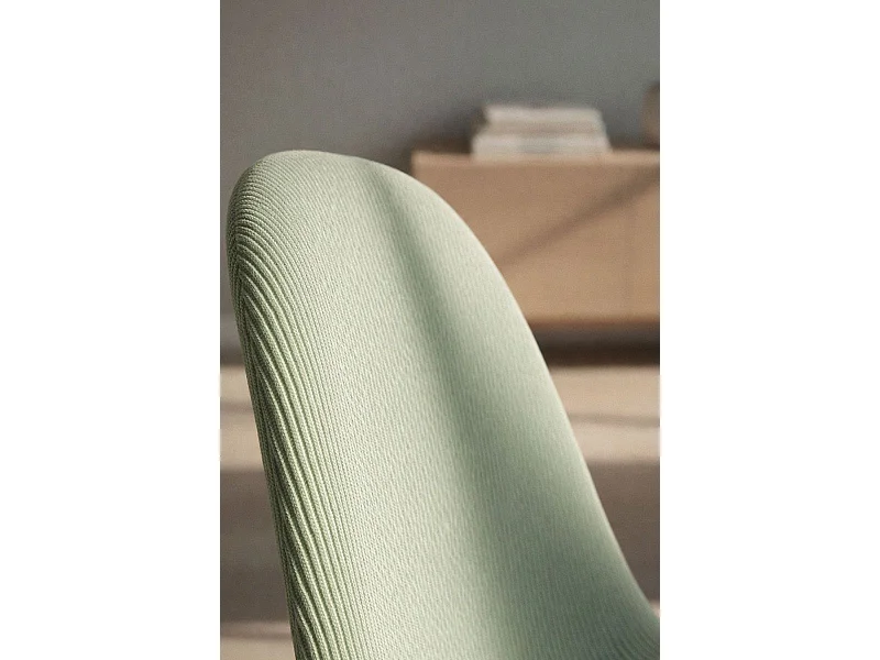 Sillas Comedor - Silla Black Teok Tela - Verde