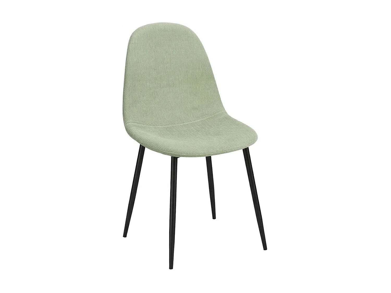 Sillas Comedor - Silla Black Teok Tela - Verde