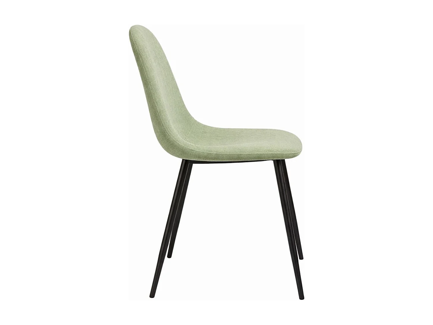 Sillas Comedor - Silla Black Teok Tela - Verde