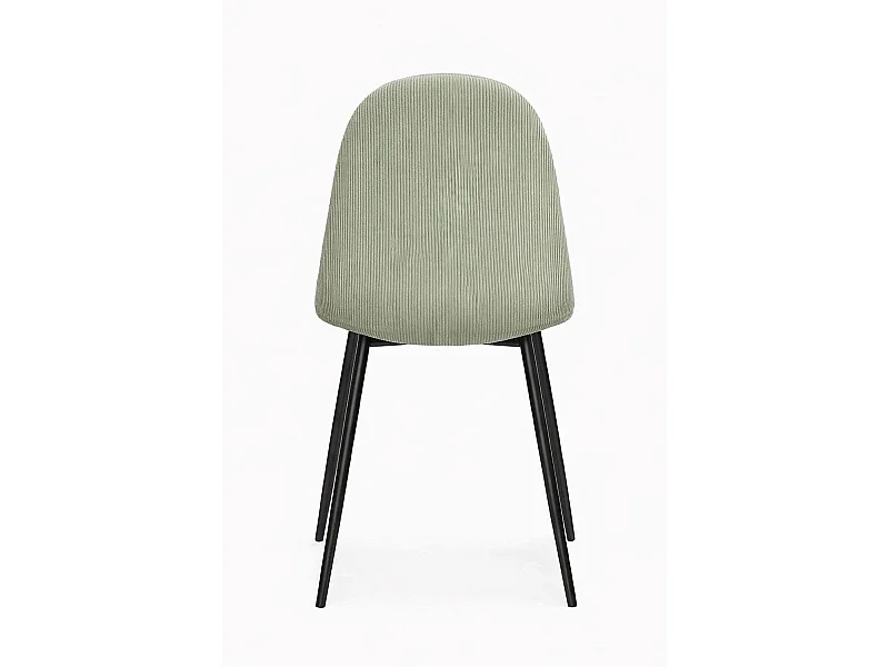 Sillas Comedor - Silla Black Teok Tela - Verde