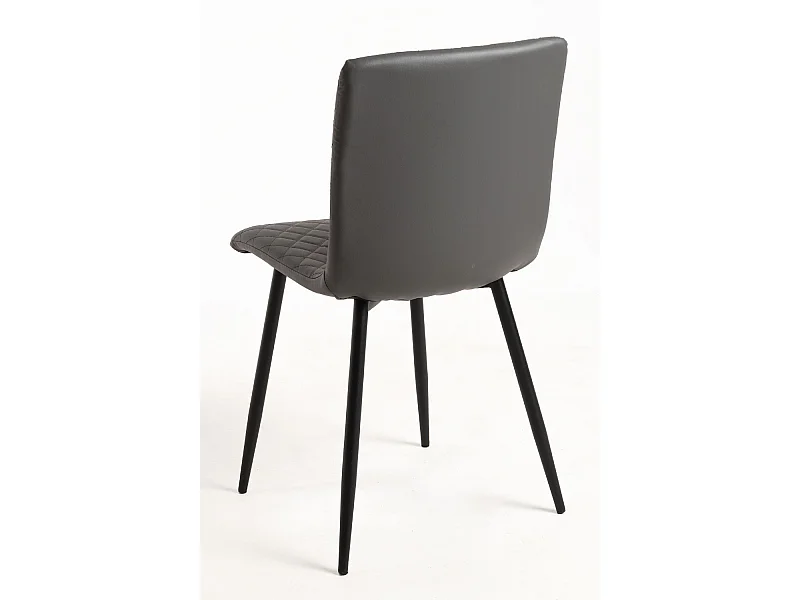 Packs Sillas Comedor - Pack 2 Sillas Rom Polipiel - Gris