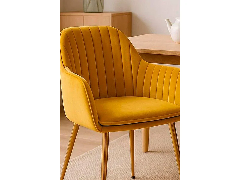 Sillas Comedor - Silla Chic Golden - Amarillo