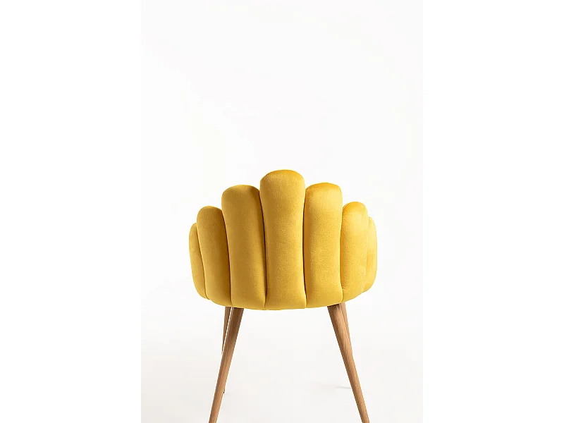Packs Sillas Comedor - Pack 2 Sillas Hand Terciopelo - Amarillo