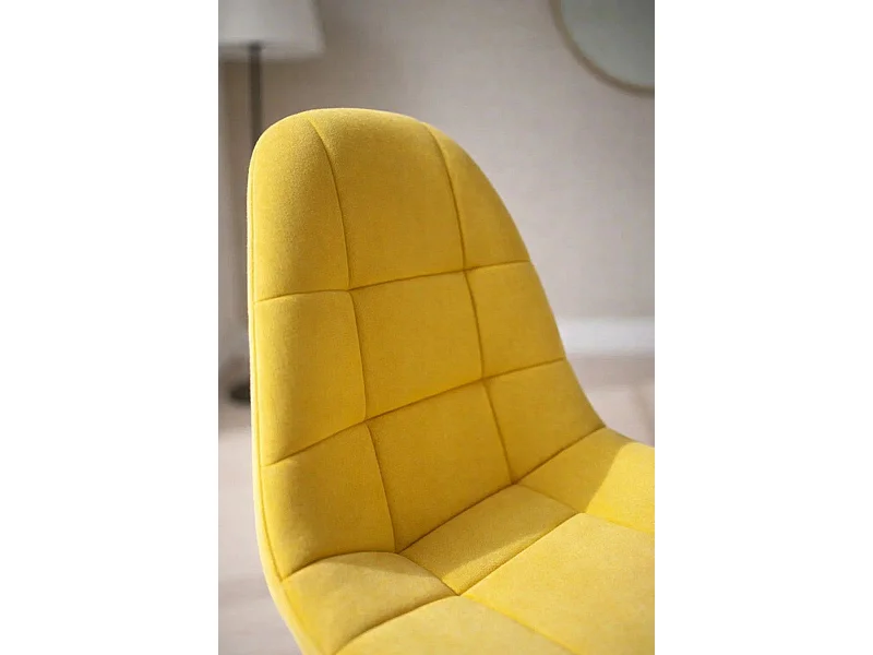 Sillas Comedor - Silla Kelen Terciopelo - Amarillo