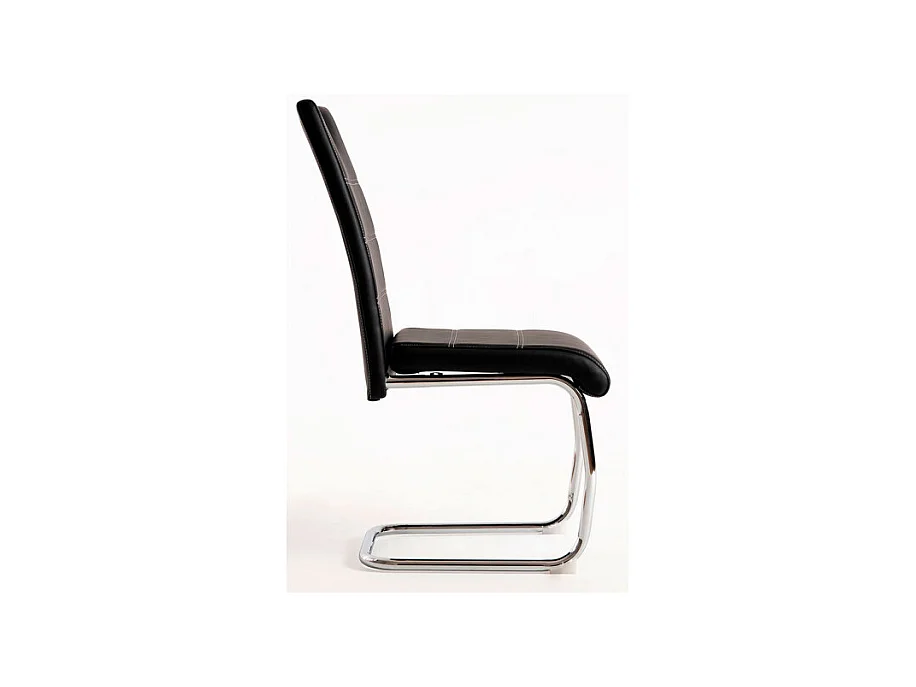 Packs Sillas Comedor - Pack 4 Sillas Hallen Polipiel - Negro