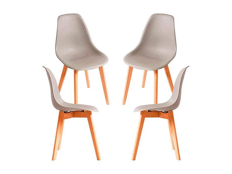 Packs Sillas Comedor - Pack 4 Sillas Kelen - Gris