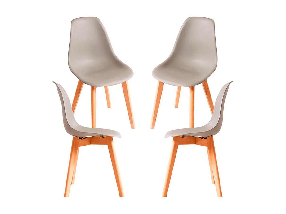 Packs Sillas Comedor - Pack 4 Sillas Kelen - Gris