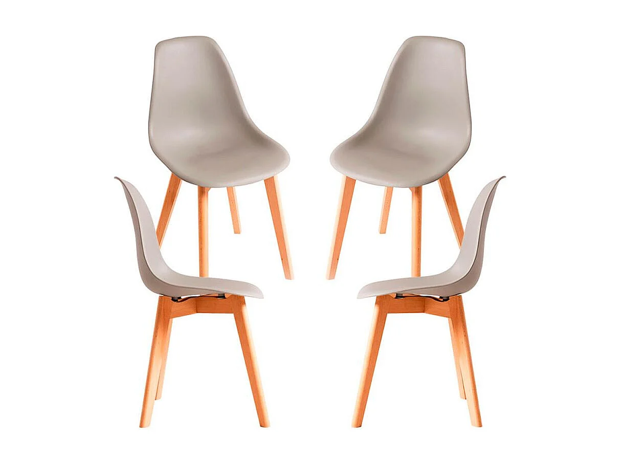 Packs Sillas Comedor - Pack 4 Sillas Kelen - Gris