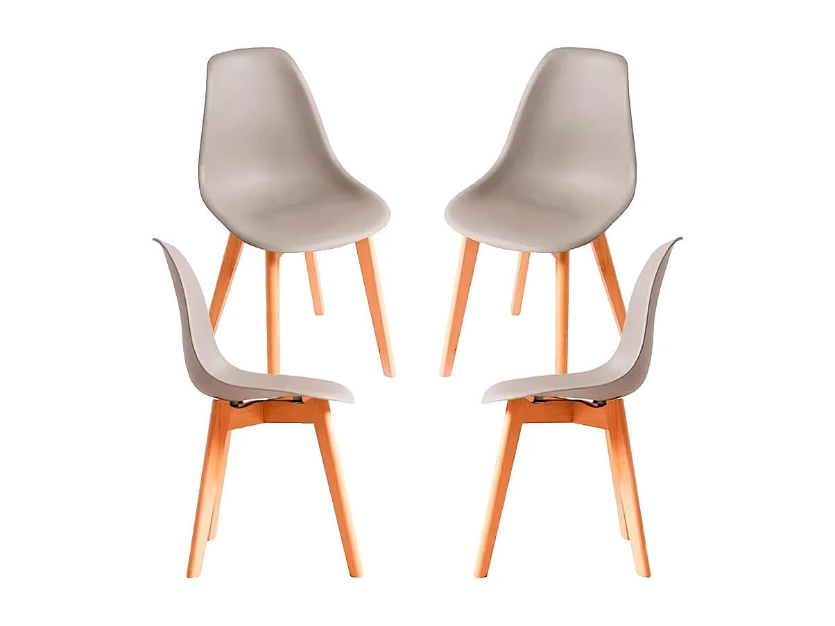 Packs Sillas Comedor - Pack 4 Sillas Kelen - Gris