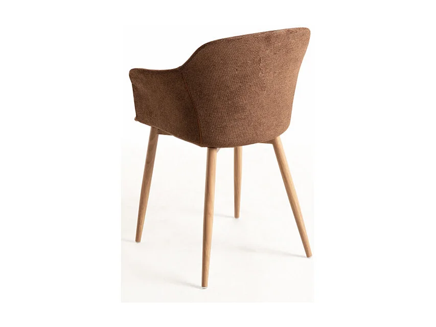 Sillas Comedor - Silla Kivi Tela - Marrón