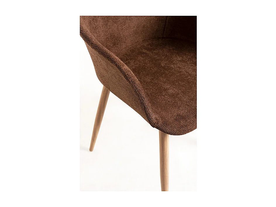 Sillas Comedor - Silla Kivi Tela - Marrón