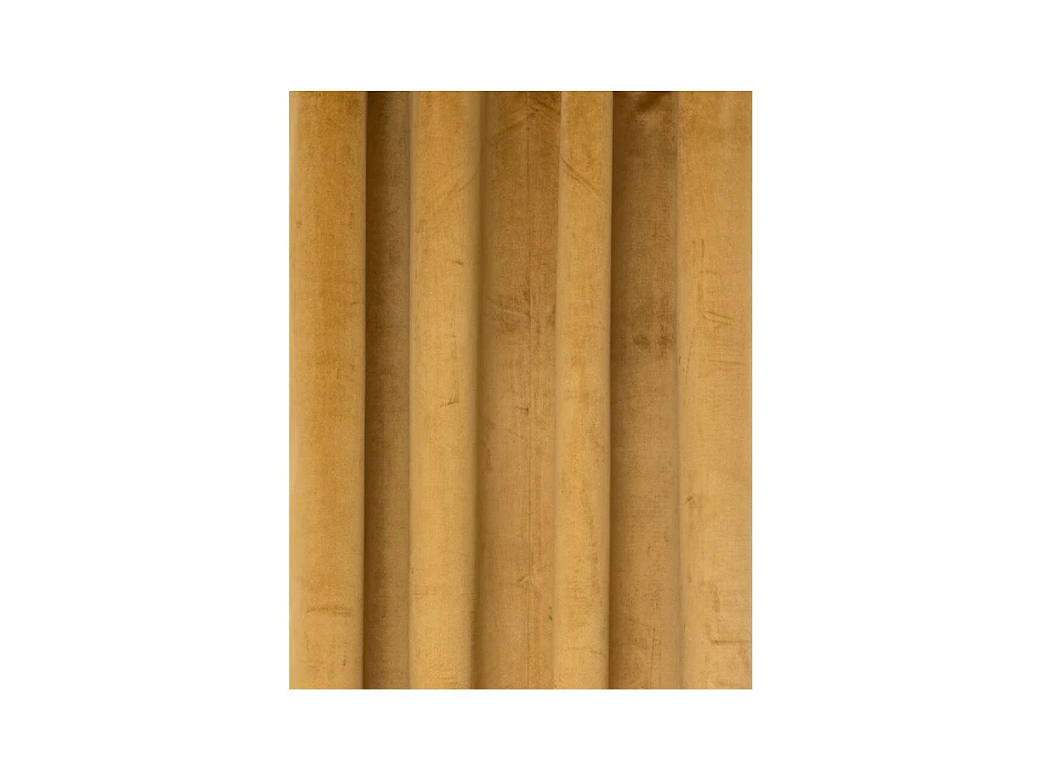 Rideau à œillets Occultant Velours Jaune Ocre 140 x 260 cm