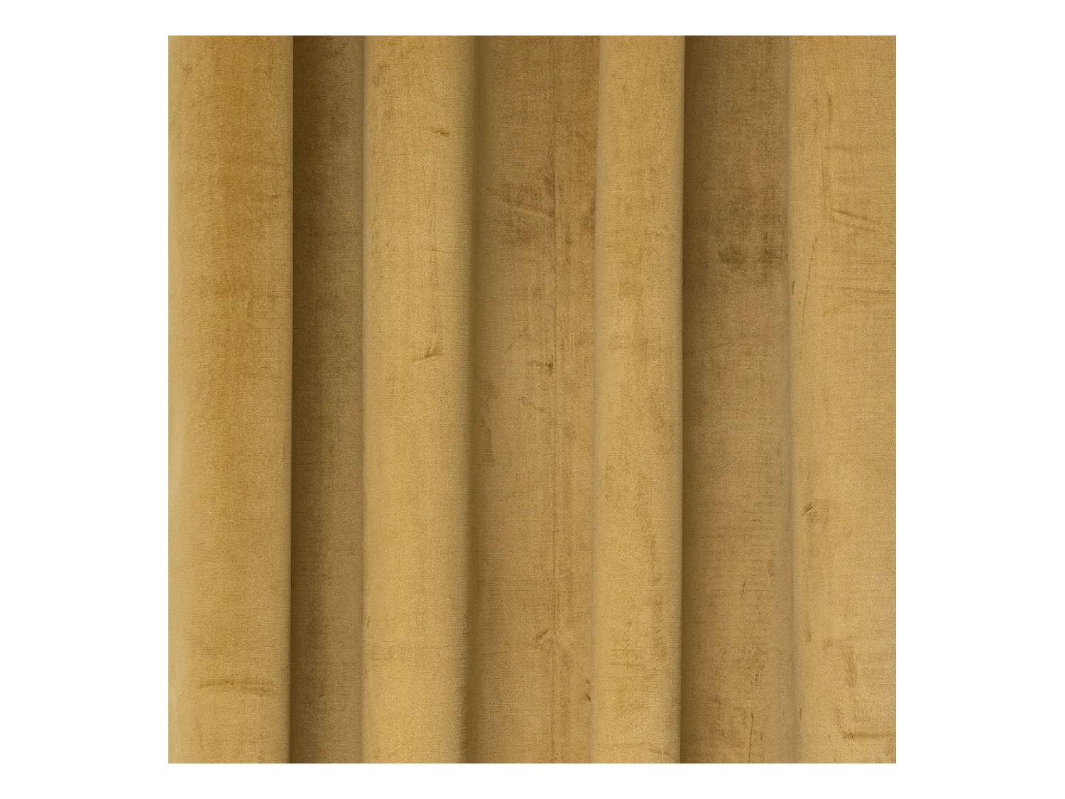 Rideau à œillets Occultant Velours Jaune Ocre 140 x 260 cm