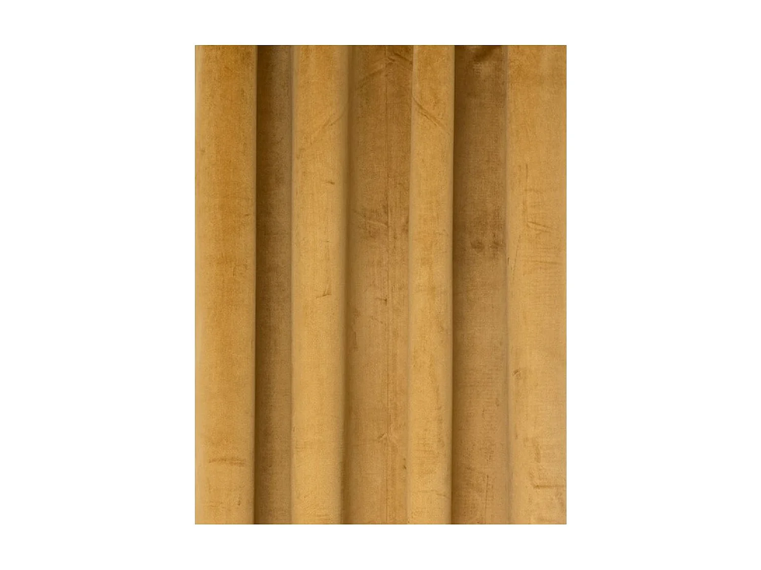 Rideau à œillets Occultant Velours Jaune Ocre 140 x 260 cm