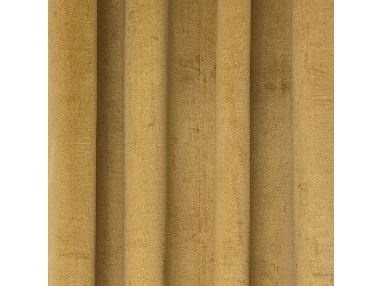 Rideau à œillets Occultant Velours Jaune Ocre 140 x 260 cm