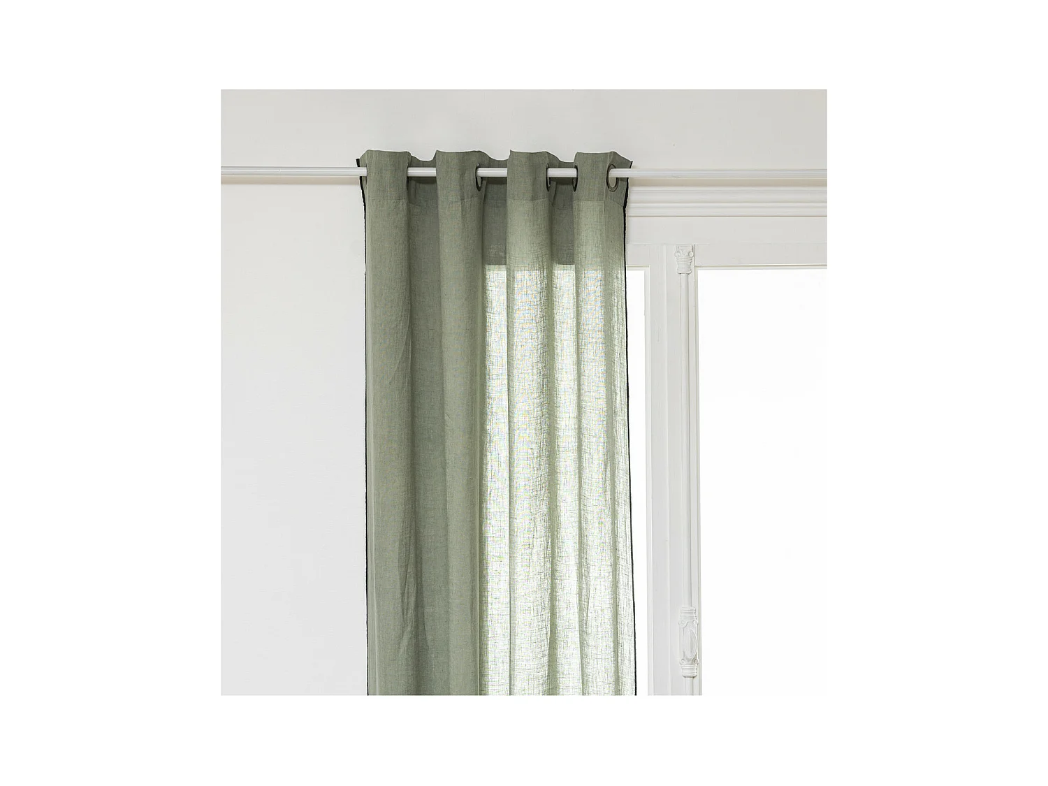 Cortina de pantalla en lino 100%