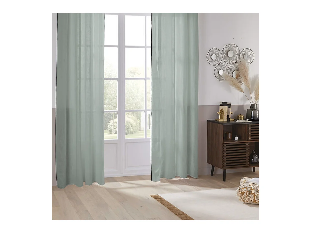 Cortina de pantalla en lino 100%