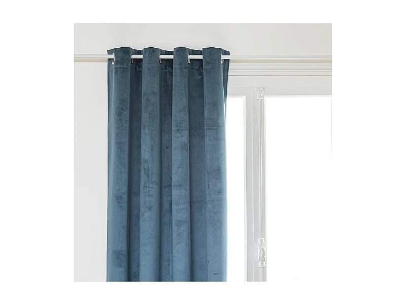 Visillo opaco de terciopelo 140 x 260 cm