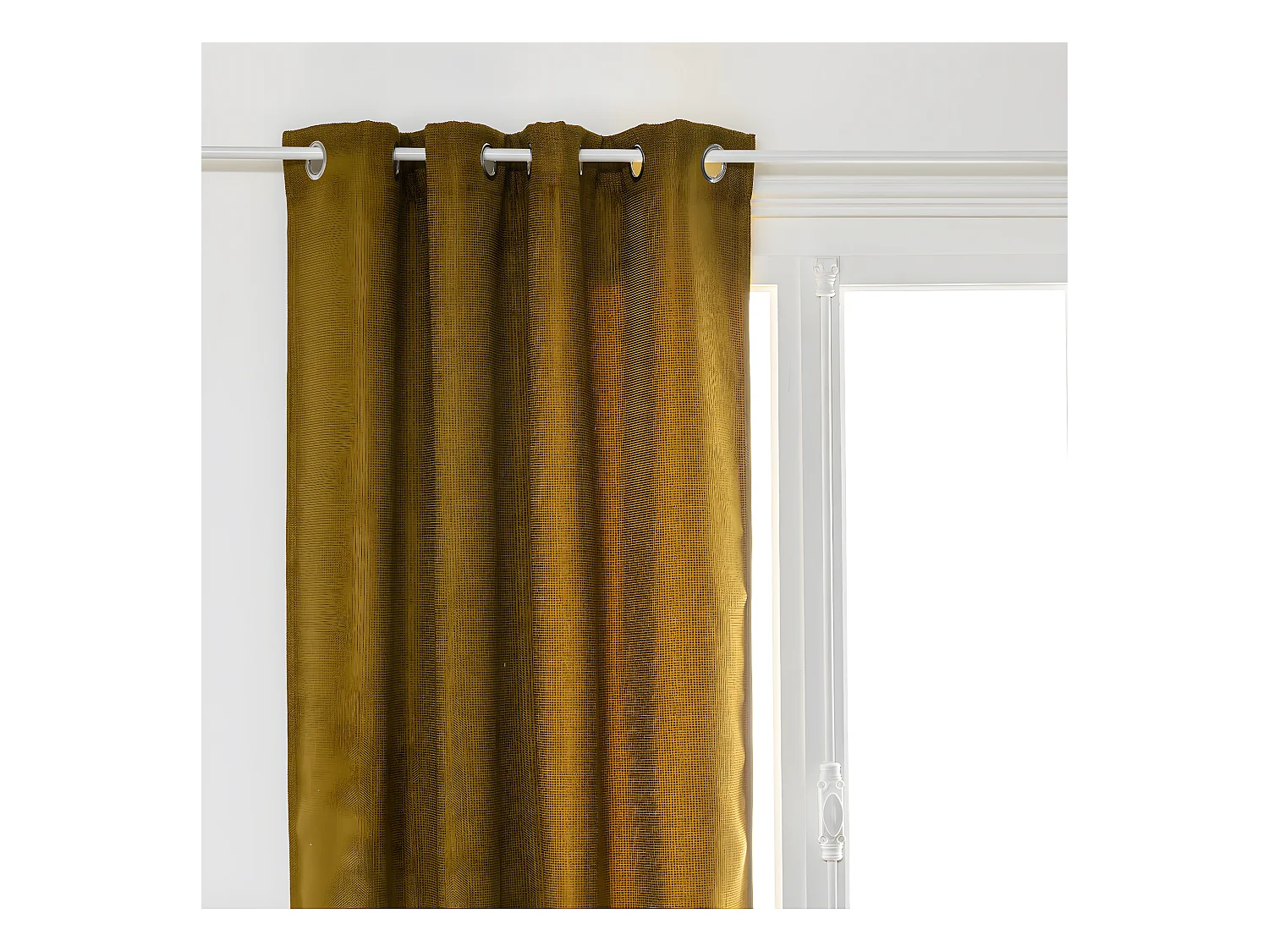 Cortina opaca con efecto de malla 140 x 260 cm