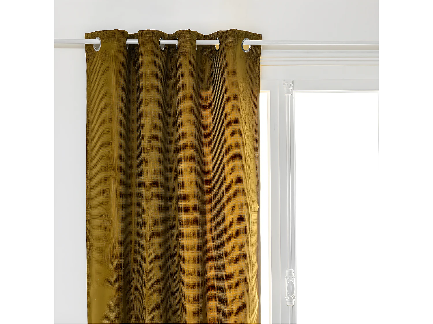 Cortina opaca con efecto de malla 140 x 260 cm