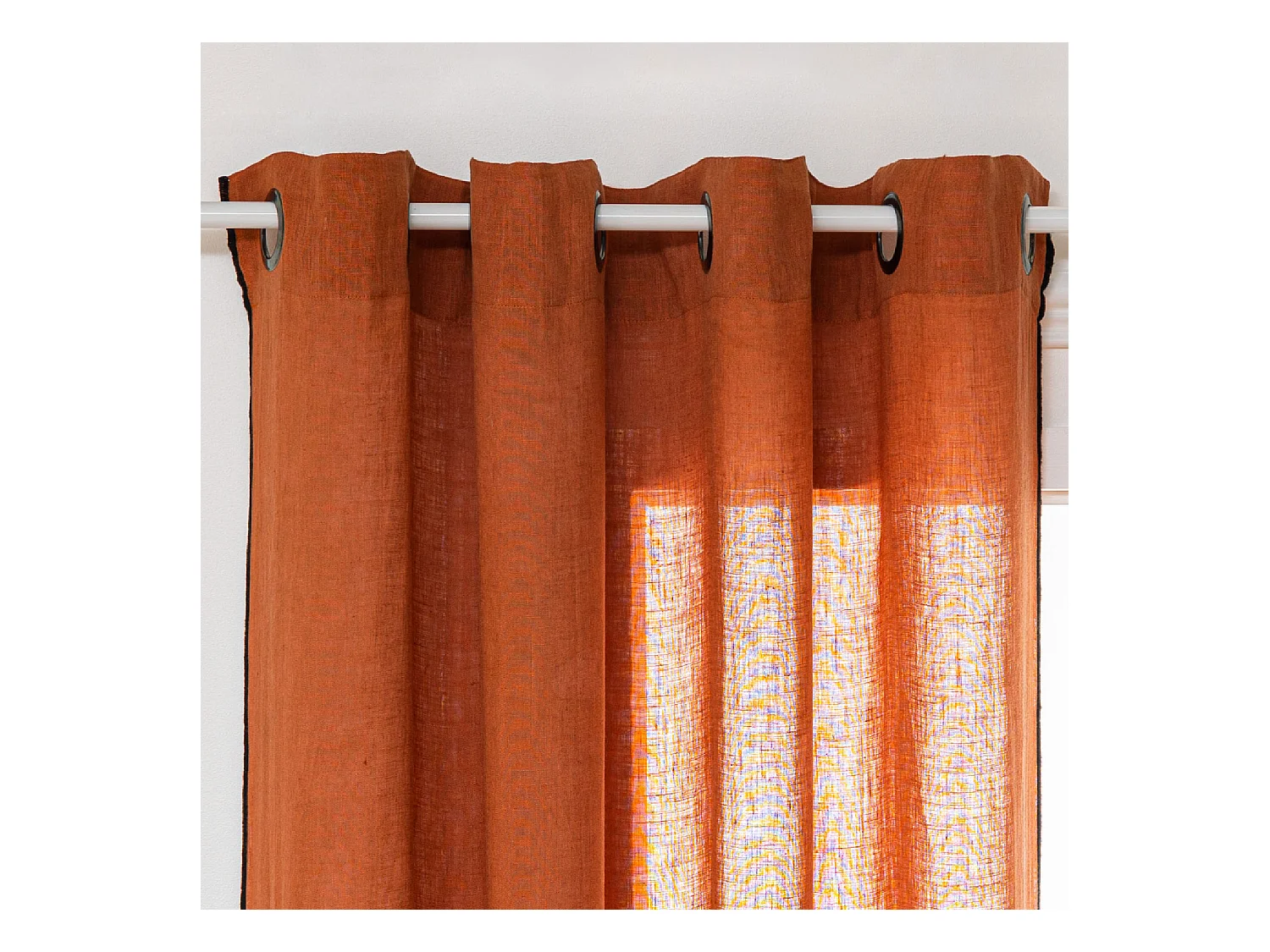 Cortina de pantalla en lino 100%