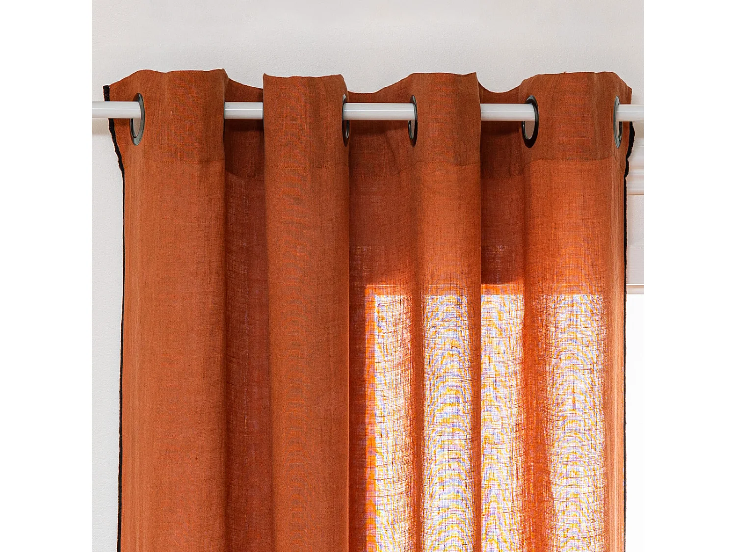 Cortina de pantalla en lino 100%