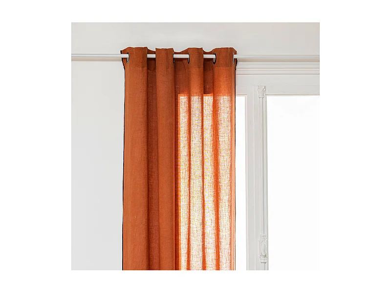 Cortina de pantalla en lino 100%