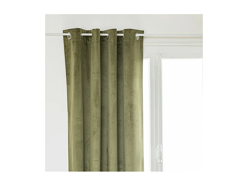 Visillo opaco de terciopelo 140 x 260 cm