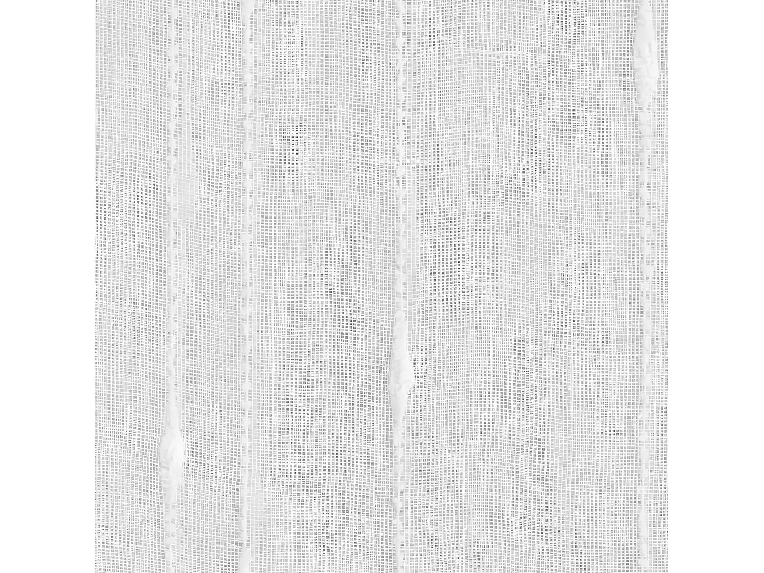 Voilage à œillets Blanc avec fines rayures en relief 140 x 260 cm