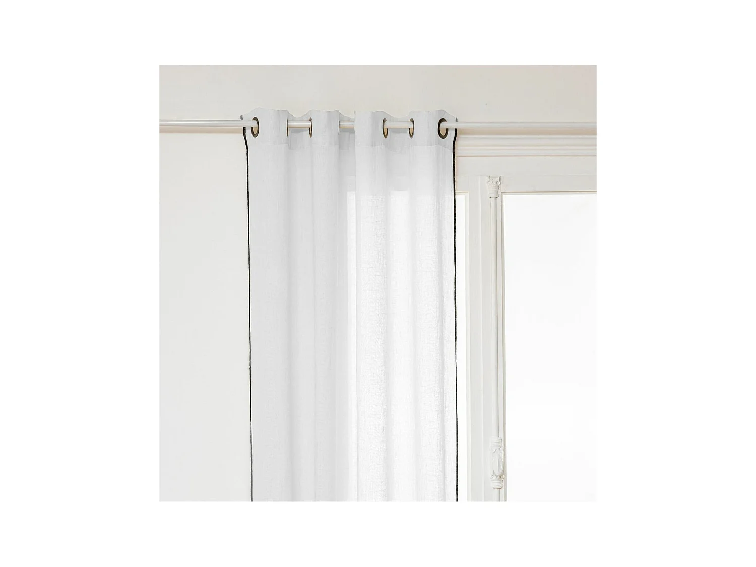 Cortina de pantalla en lino 100%