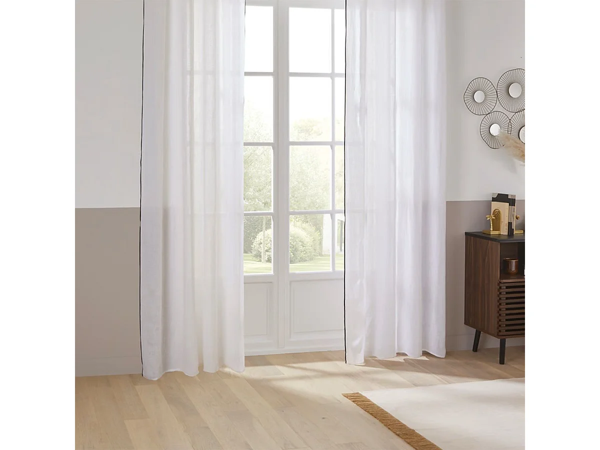 Cortina de pantalla en lino 100%