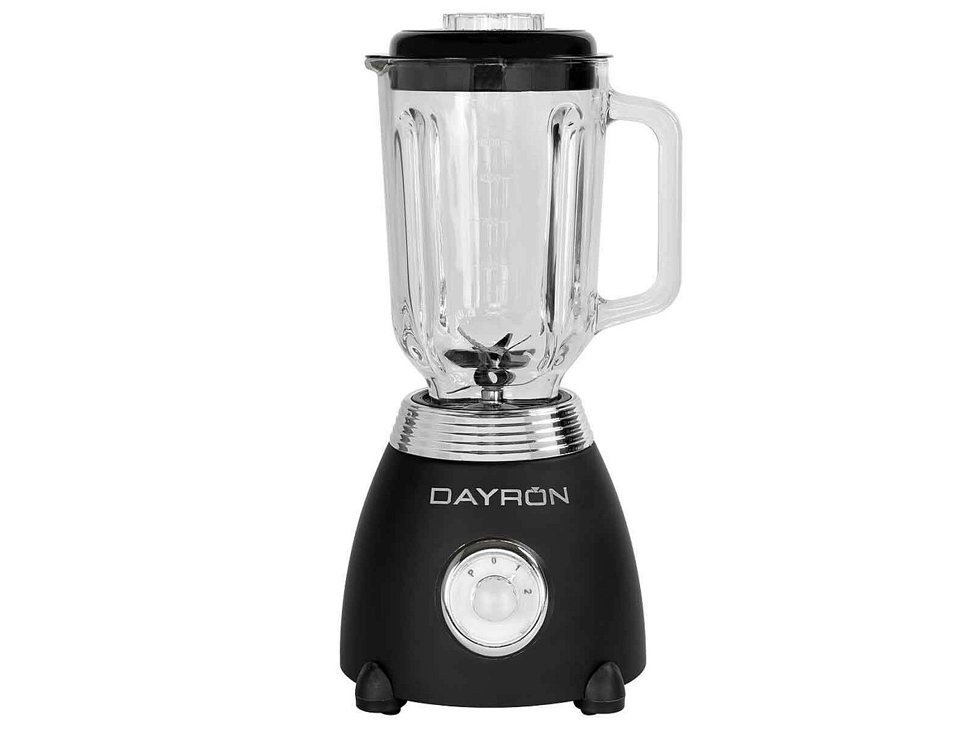 Dayron 500W Black/Silver Retro Jug Blender Retro 500W Black/Silver