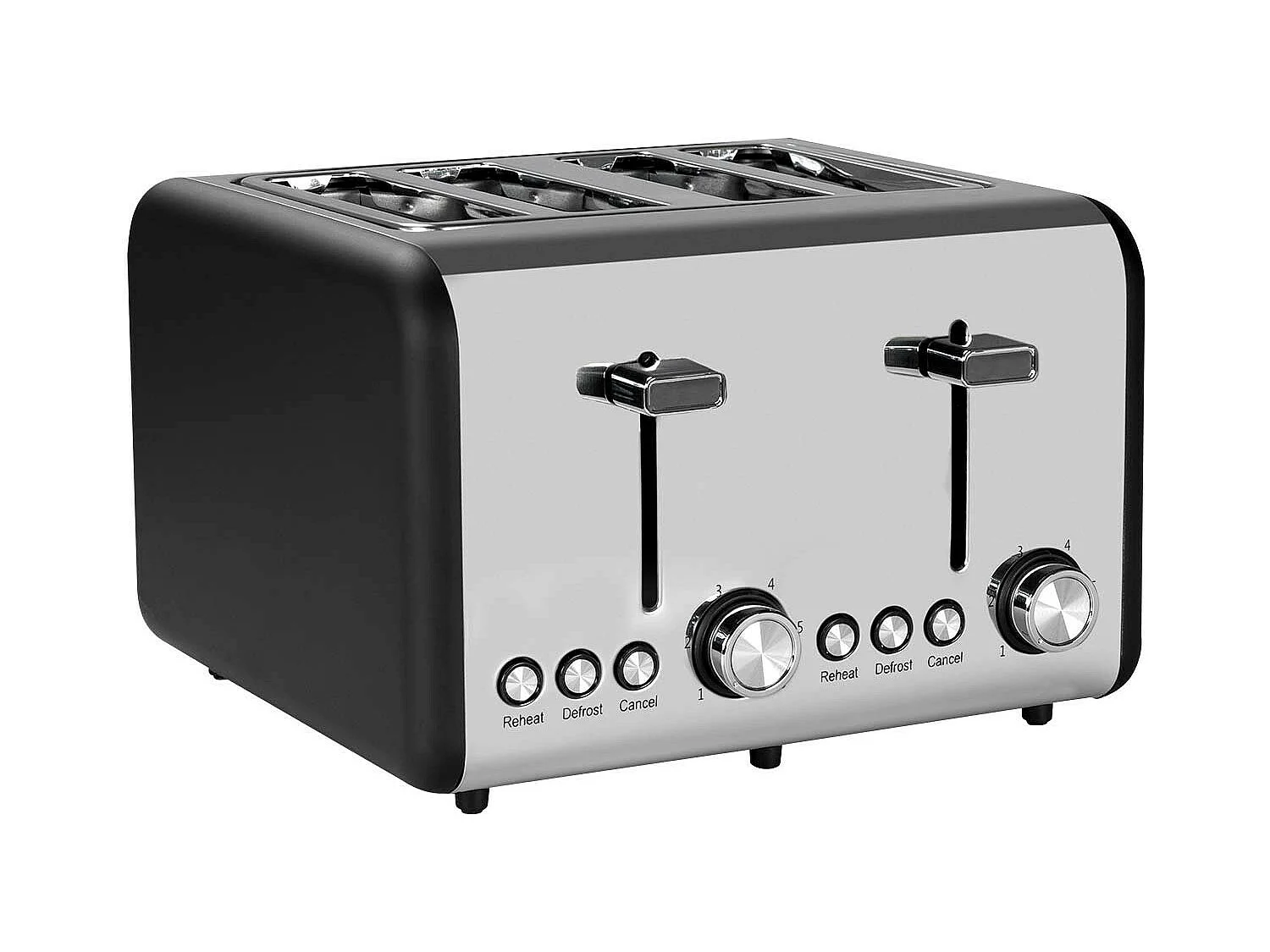 Tostapane doppio Retro 1500W Nero/Argento  Dayron