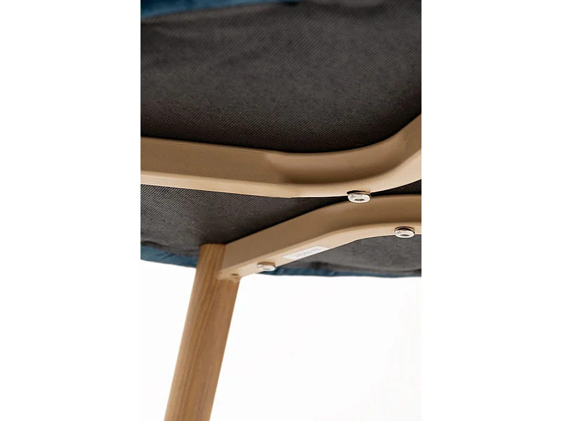 Sillas Comedor - Silla Vint Terciopelo - Azul