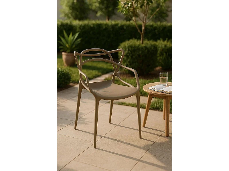 Sillas Comedor - Silla Korme - Beige
