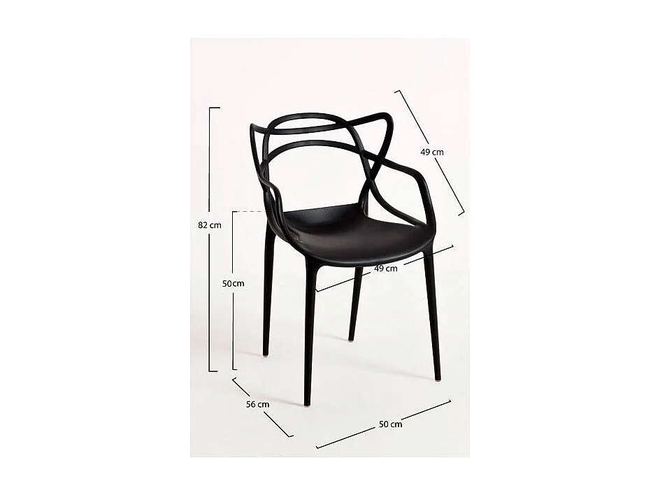 Sillas Comedor - Silla Korme - Negro