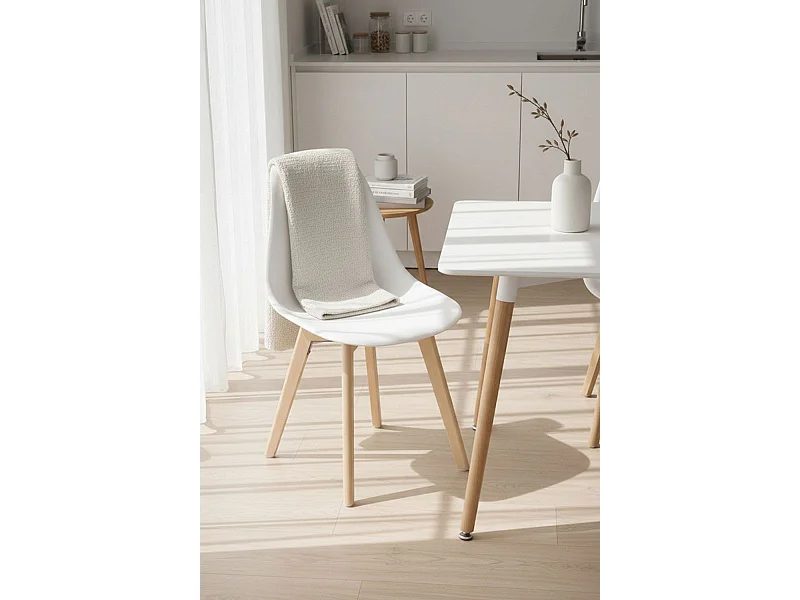 Sillas Comedor - Silla Kelen - Blanco