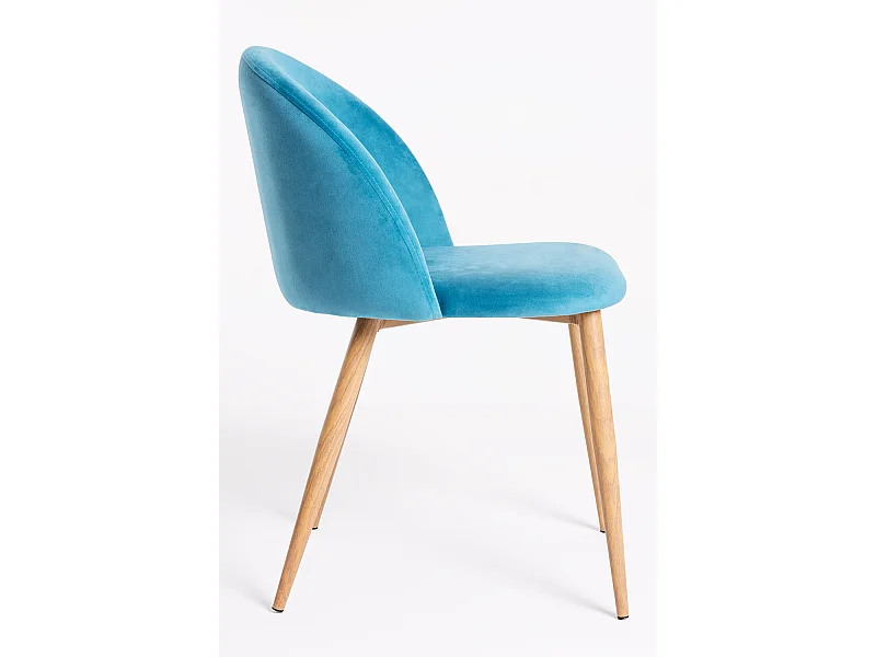 Packs Sillas Comedor - Pack 6 Sillas Vint Terciopelo - Verde azulado