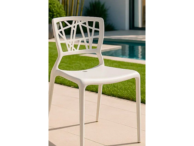 Sillas Comedor - Silla Delta - Blanco
